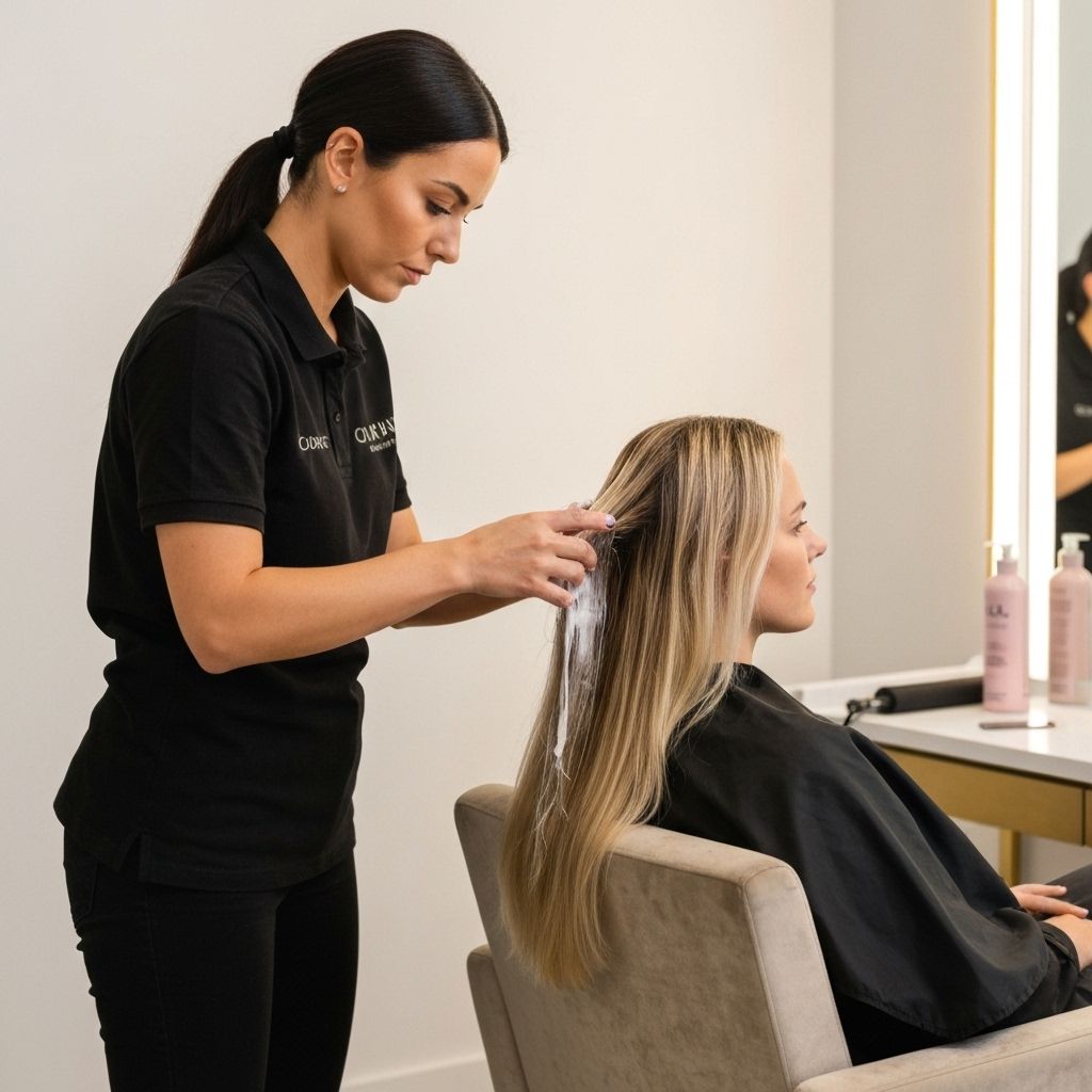 Hair mask application